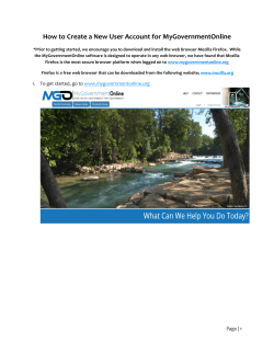 MyGovernmentOnline Instructions
