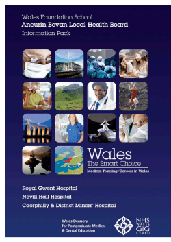 ABHB Information Pack 2012 - The Wales Foundation School
