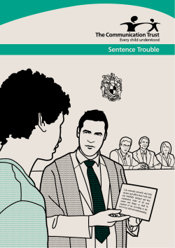 Sentence Trouble - The Dyslexia