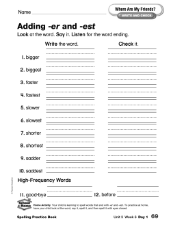 est - TeacherWeb