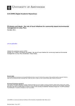 4 the human system in lima - UvA-DARE