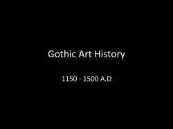 Gothic Art History