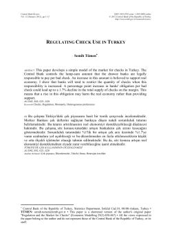 regulating check use in turkey
