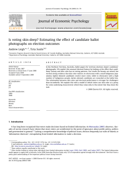 Is voting skin-deep? Estimating the effect of