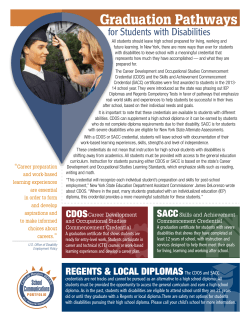 Graduation Pathways-Students with Disabilities