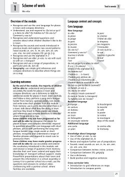 1 Scheme of work - Pearson Schools and FE Colleges