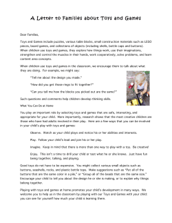 the Ladybug Toys and Games Resources PDF