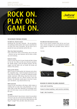 ROCK ON. PLAY ON. GAME ON. - NBcomunicaciones