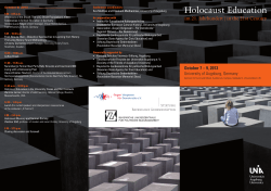 Holocaust Education