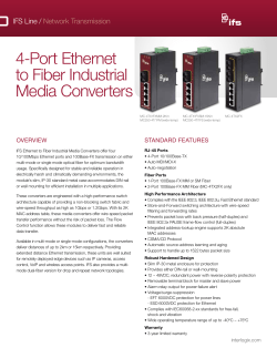 4-Port Ethernet to Fiber Industrial Media Converters