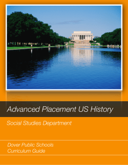AP US History - Dover Public Schools