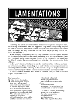 Lamentations - Bible Claret