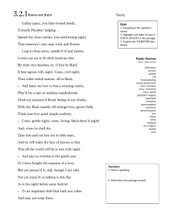 3.2.1Romeo and Juliet Name: Gallop apace, you fiery