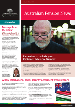 Australian Pension News