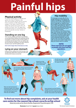 Physical activity Standing on one leg To find out more about