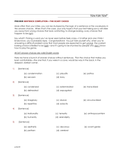 TEN FOR TEN - Maine Prep