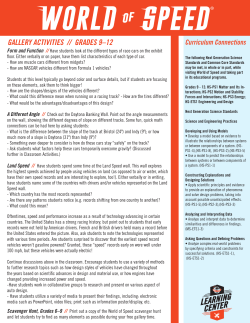 GALLERY ACTIVITIES // GRADES 9&ndash;12