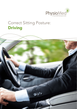 Correct Sitting Posture: Driving