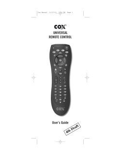 User`s Guide - Cox Communications