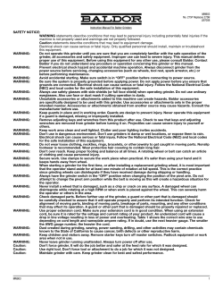 SAFETY NOTICE: WARNING statements describe