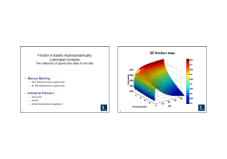 Friction in Elasto Hydrodynamically Lubricated contacts 3D