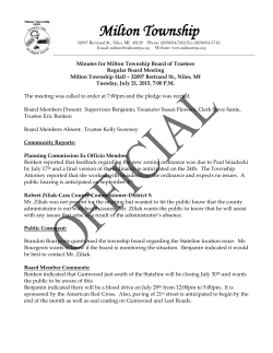 7-21-15 Regular - Milton Township, MI