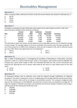 Receivables Management