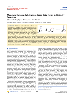 Maximum Common Substructure-Based Data Fusion in Similarity