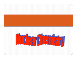 Nuclear Chemistry fixed