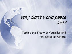 The End of The Peace! File