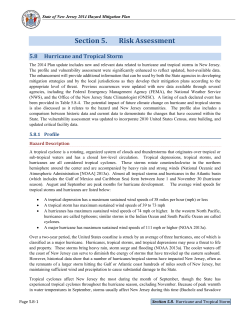 Section 5. Risk Assessment