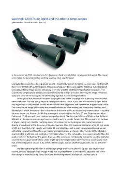 Swarovski ATX/STX 30-70x95 and the other X