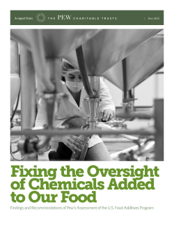 Fixing the Oversight of Chemicals Added to Our Food