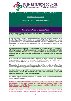 FAQs - Irish Research Council
