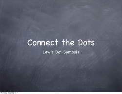 Lewis Dot Symbols