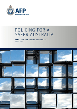 policing for a safer australia