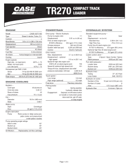 manufacturer`s specs