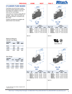 cylinder fuse bases - Tier1Automation.com