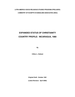 nicaragua - Prolades