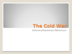 The Cold War