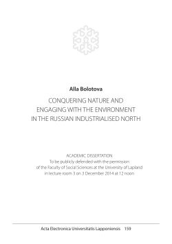 conquering nature and engaging with the environment in the russian