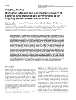 Divergent extremes but convergent recovery of bacterial