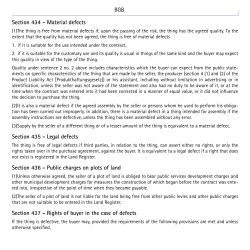 BGB Section 434 - Material defects Section 435