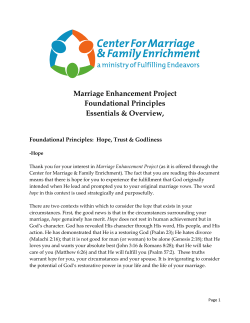 MEP Foundations - Fulfilling Endeavors