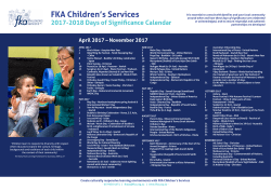 to - FKA Children`s Services