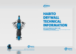 habito drywall technical information