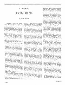 juanita brooks - Sunstone Magazine