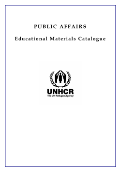 To Be a Refugee: Video and Teachers` Guide