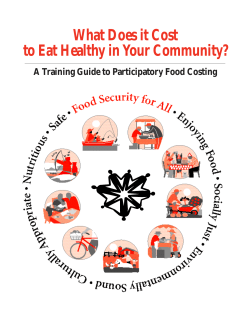 What Does it Cost to Eat Healthy in Your