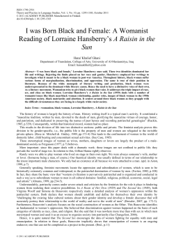 I was Born Black and Female